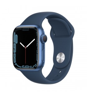 Apple watch 7 gps, 41mm blue aluminium case, abyss blue sport band