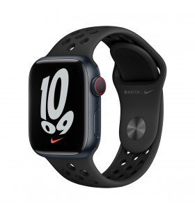 Apple watch nike 7 cellular, 41mm midnight aluminium case with anthracite/black nike sport band