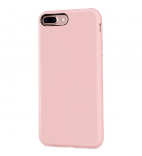 Husa capac spate flexibila roz apple iphone 7 plus, iphone 8 plus