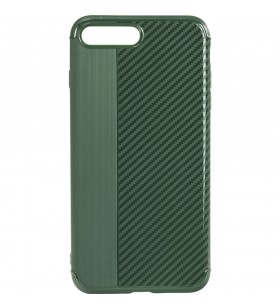 Husa capac spate carbon verde apple iphone 7 plus, iphone 8 plus