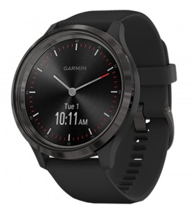 Smartwatch vivomove 3 44mm slate black silicon negru