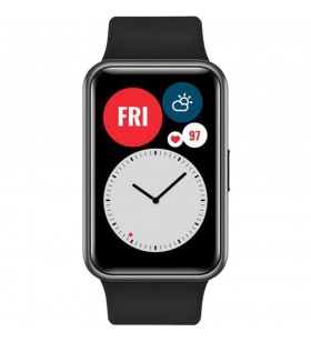 Smartwatch watch fit graphite black negru