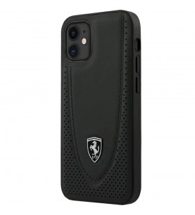 Husa capac spate off track perforated negru apple iphone 12 mini