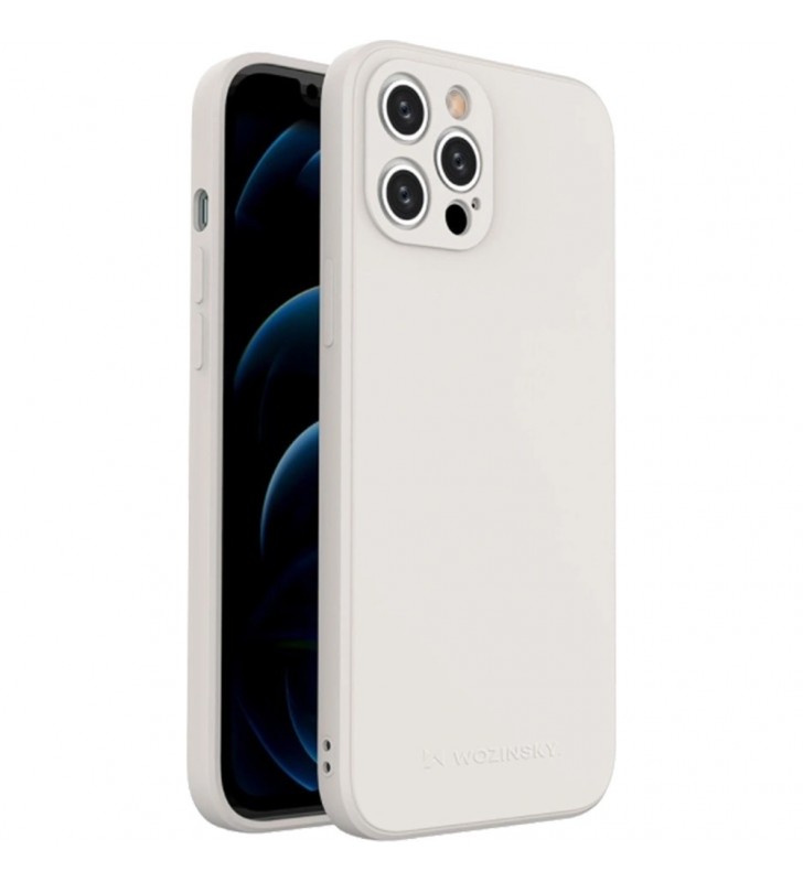 Husa capac spate color alb apple iphone 12 pro max