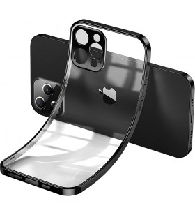 Husa capac spate new beauty series negru apple iphone 12 pro