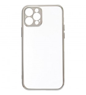 Husa capac spate new beauty series argintiu apple iphone 12 pro