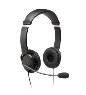 Kensington k97601ww cască audio & cască cu microfon căști prin cablu bandă de fixare pe cap calls/music usb tip-a negru