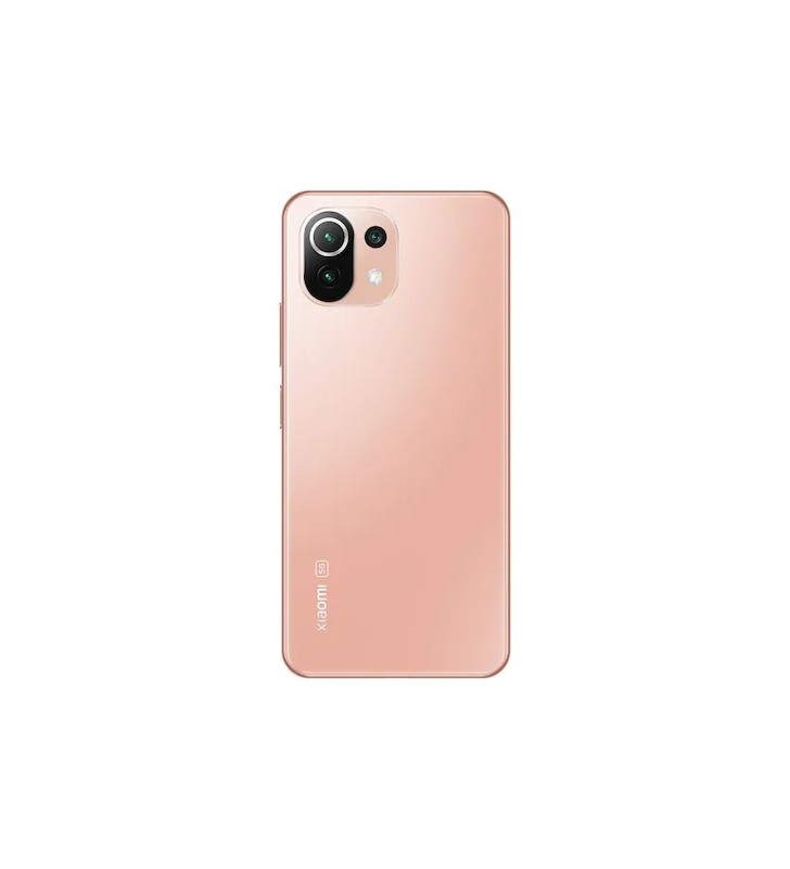 Telefon mobil xiaomi 11 lite, dual sim, 8gb ram, 128gb, 5g, peach pink