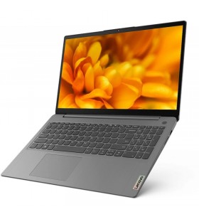 Laptop lenovo ideapad 3 15itl6 cu procesor intel core i7-1165g7 pana la 4.70 ghz, 15.6", full hd ips,, 8gb, 512gb ssd, intel iris xe graphics, free dos, arctic grey