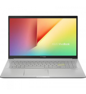 Laptop asus vivobook k513ea-l12022, intel core i5-1135g7, 15.6inch, ram 8gb, ssd 512gb, intel iris xe graphics, no os, transparent silver