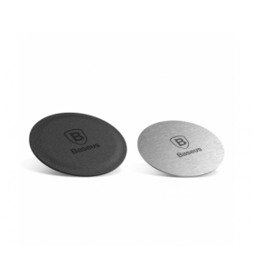 Set sticker magnetic telefon pentru suport auto baseus, argintiu acdr-a0s