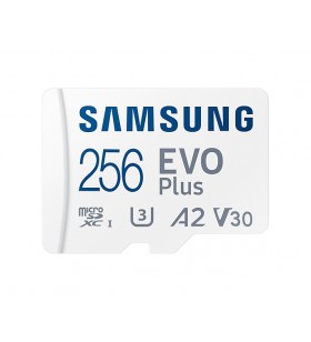 Samsung evo plus memorii flash 256 giga bites microsdxc uhs-i clasa 10