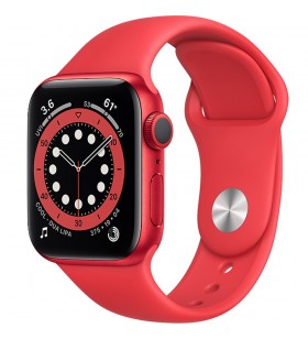 Smartwatch watch 6 40mm aluminiu product red si curea sport rosu