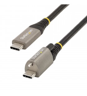 Startech.com usb31cctlkv50cm cabluri usb 0,5 m usb 3.2 gen 2 (3.1 gen 2) usb c gri, negru