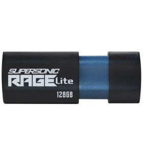 Stick memorie  supersonic rage lite 128gb, usb3.0, black