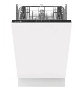 Masina de spalat vase incorporabila gorenje gv52040, 9 seturi, 5 programe, 45 cm, clasa a++, alb