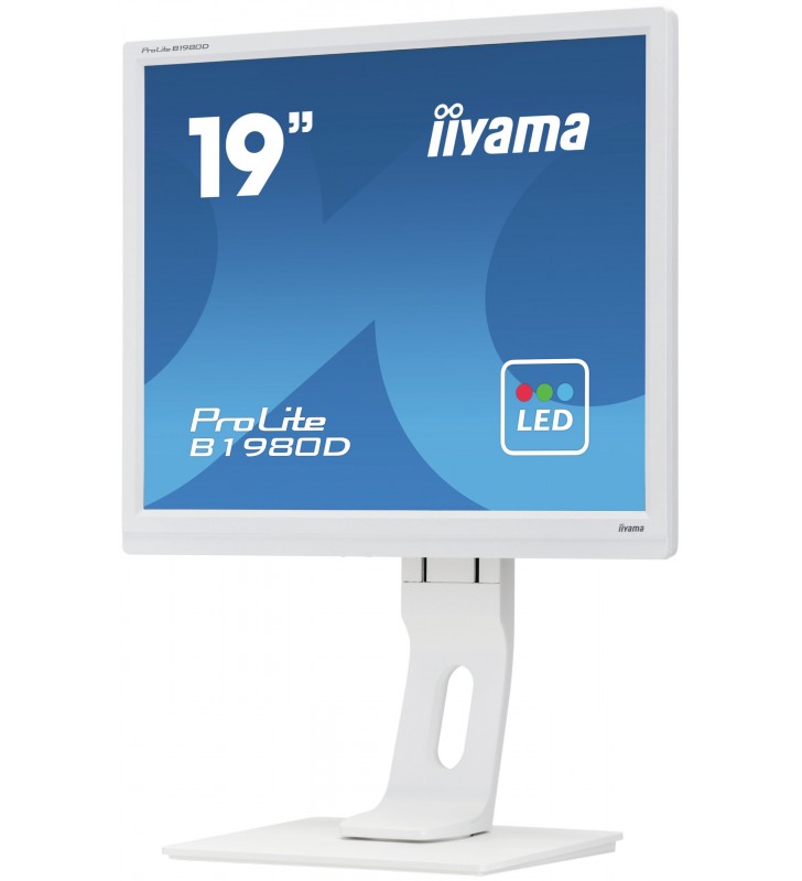 Iiyama prolite b1980d-w1 led display 48,3 cm (19") 1280 x 1024 pixel sxga alb