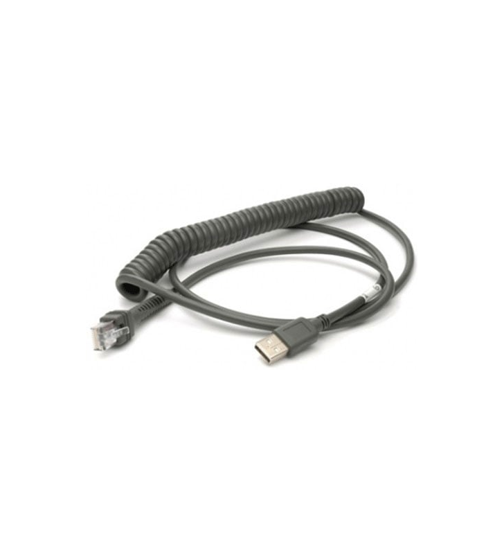Cablu: usb, negru, tip a, 2,9 m (9,5'), spiralat, putere gazdă