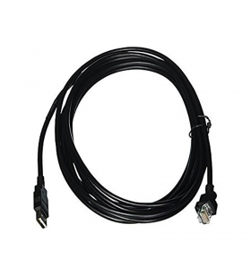 Cablu: usb, negru, tip a, 5 v, 2,9 m (9,5 inchi) drept