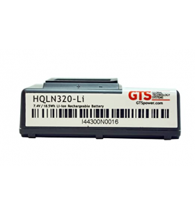 Baterie de schimb gts hqln320-li pentru imprimante portabile zebra qln220/qln320, 2500 mah, liion, 7,4 v