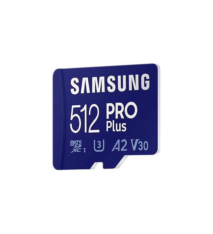 Samsung pro plus memorii flash 512 giga bites microsdxc uhs-i clasa 10