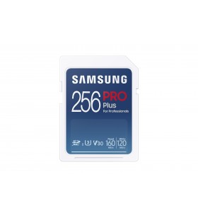 Samsung pro plus memorii flash 256 giga bites sdxc uhs-i
