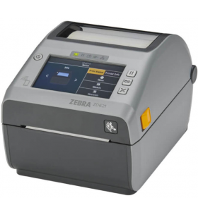 Direct thermal printer zd621 color touch lcd, 203 dpi, usb, usb host, ethernet, serial, btle5, dispenser (peeler), eu and uk cords,