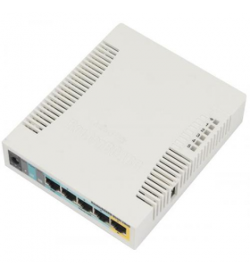 Router wireless mikrotik rb951ui-2hnd, 4x lan