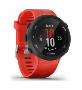 Smartwatch garmin, forerunner 45, ecran 1.04 inch, touchscreen da 1.04 inch, conectare prin gps, rosu, "010-02156-16" (include tv 0.15 lei)