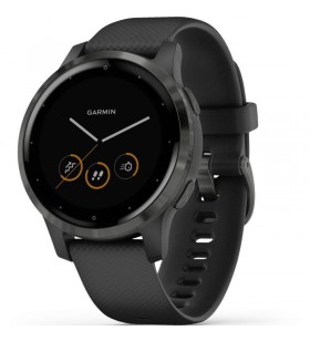 Smartwatch garmin, vivoactive 4s, ecran 1.1 inch, touchscreen da 1.1 inch, conectare prin bluetooth | gps | wifi, negru, "010-02172-14" (include tv 0.15 lei)