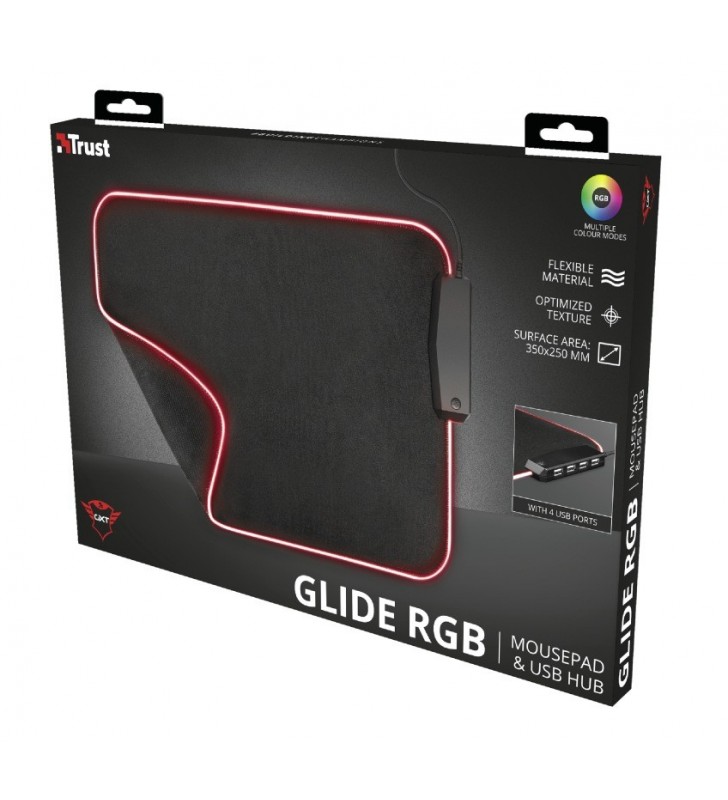 Trust 23646 mouse pad-uri mouse pad pentru jocuri negru, roşu