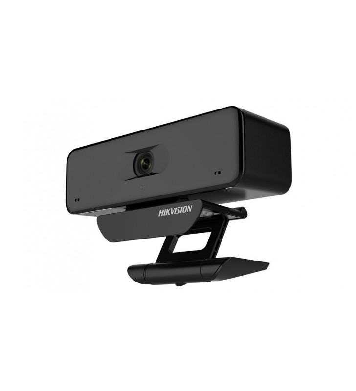 Camera web hikvision, 4k uhd cu rez 3840 x 2160, usb 3.0, microfon, negru, "ds-u18" (include tv 0.15 lei)