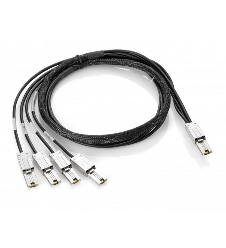 Cablu sas pt server hp, splitter mini-sas la 4 x mini-sas, 2 m, "an975a"