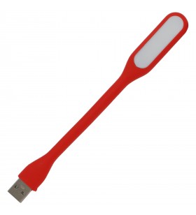 Lampa led usb pentru notebook, spacer, red, "spl-led-rd" (include tv 0.15 lei)