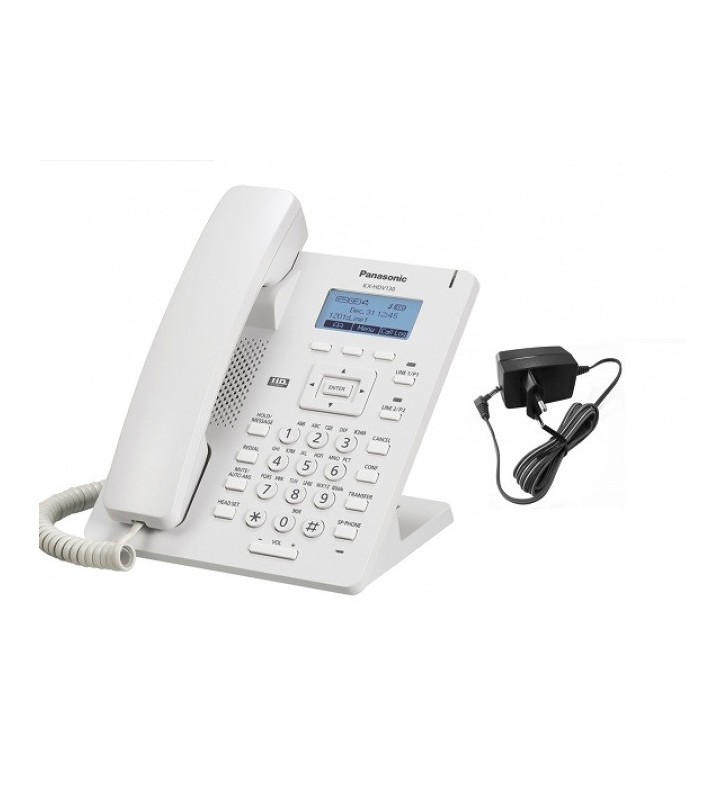Telefon sip panasonic kx-hdv130x "kx-hdv130x" (include tv 0.75 lei)