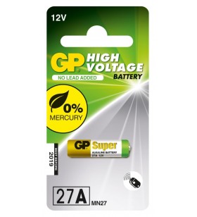 Baterie gp batteries, super alcalina (27a) 12v alcalina, blister 1 buc. "gp27af-2c1" "gppba27af000" - 29820 (include tv 0.06 lei)