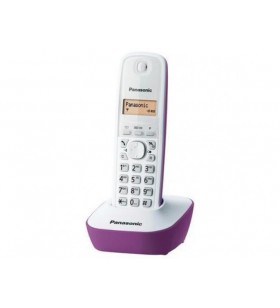 Telefon dect alb/violet, kx-tg1611fxf, panasonic, "kx-tg1611fxf" (include tv 0.75 lei)