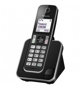 Telefon dect, negru, kx-tgd310fxb, panasonic, "kx-tgd310fxb" (include tv 0.75 lei)