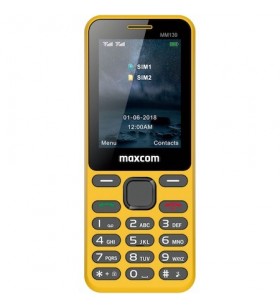 Telefon mobil maxcom mm139, dual sim, yellow