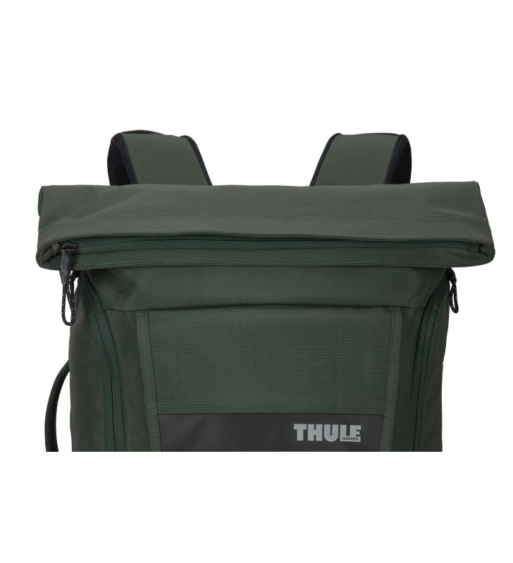Rucsac thule, pt. notebook de max. 15.6 inch, 2 compartimente, buzunar frontal | buzunar lateral x 2 | buzunar dorsal, waterproof, nylon, verde