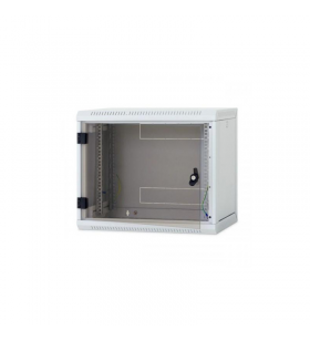 Cabinet metalic triton rua-09-as5-bax-a1 9u, wall mount, 600 x 500, glass door