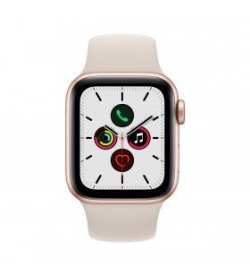 Apple watch se gps + cellular, 40mm gold aluminium case with starlight sport band