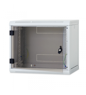 Cabinet metalic triton rua-09-as6-bax-a1 9u, adancime 600mm, glass door