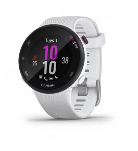 Smartwatch garmin, forerunner 45, ecran 1.04 inch, touchscreen da 1.04 inch, conectare prin gps, alb, "010-02156-10" (include tv 0.15 lei)