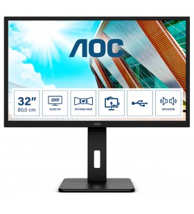 Aoc q32p2ca monitoare lcd 80 cm (31.5") 2560 x 1440 pixel 2k ultra hd led negru