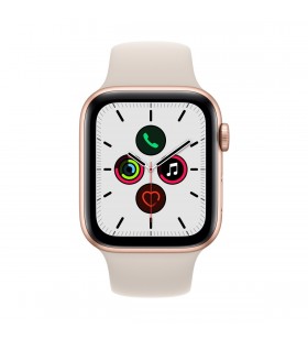 Apple watch se gps + cellular, 44mm gold aluminium case with starlight sport band