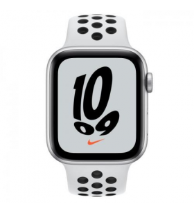 Smartwatch apple watch nike se v2, 1.78inch, curea silicon, silver-pure platinum/black