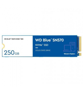 Ssd western digital blue sn570 250gb, pci express 3.0 x4, m.2
