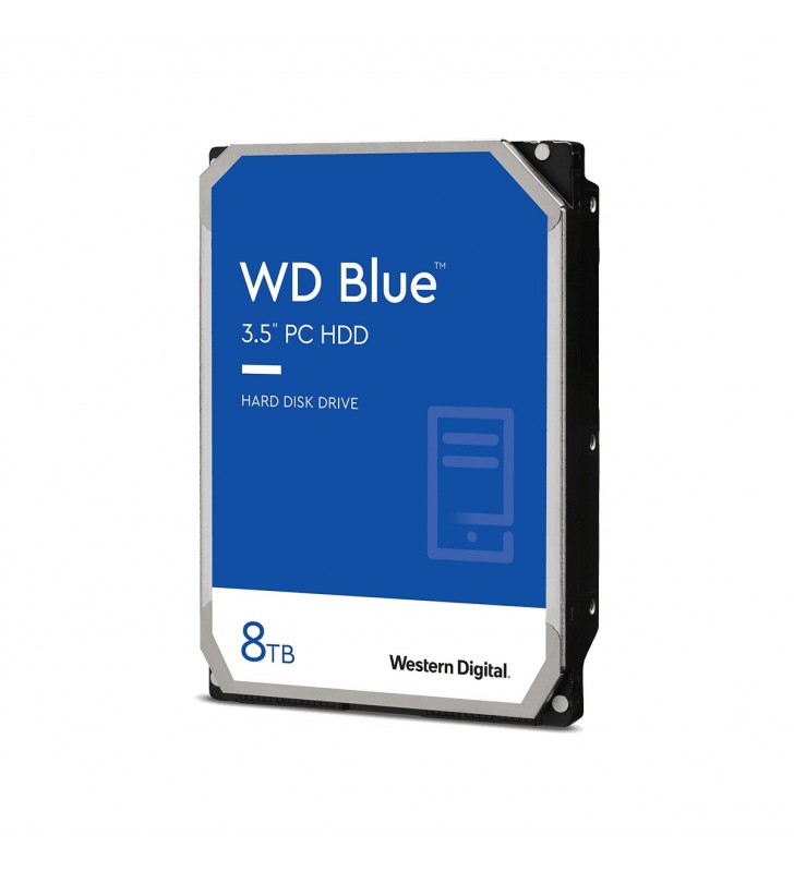 Hard disk conectat westerndigital blue sata 6g de 8tb
