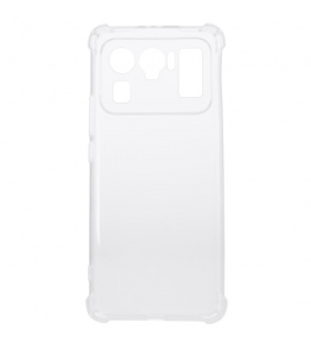 Husa smartphone spacer pentru xiaomi mi 11 ultra 5g, grosime 1.5mm, protectie suplimentara antisoc la colturi, material flexibil tpu, transparenta